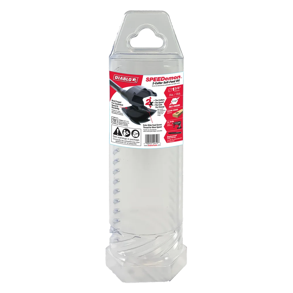 DIABLO SPEEDemon 2-Cutter Self-Feed Bit 1-3/8" Item # : DSF 1375
