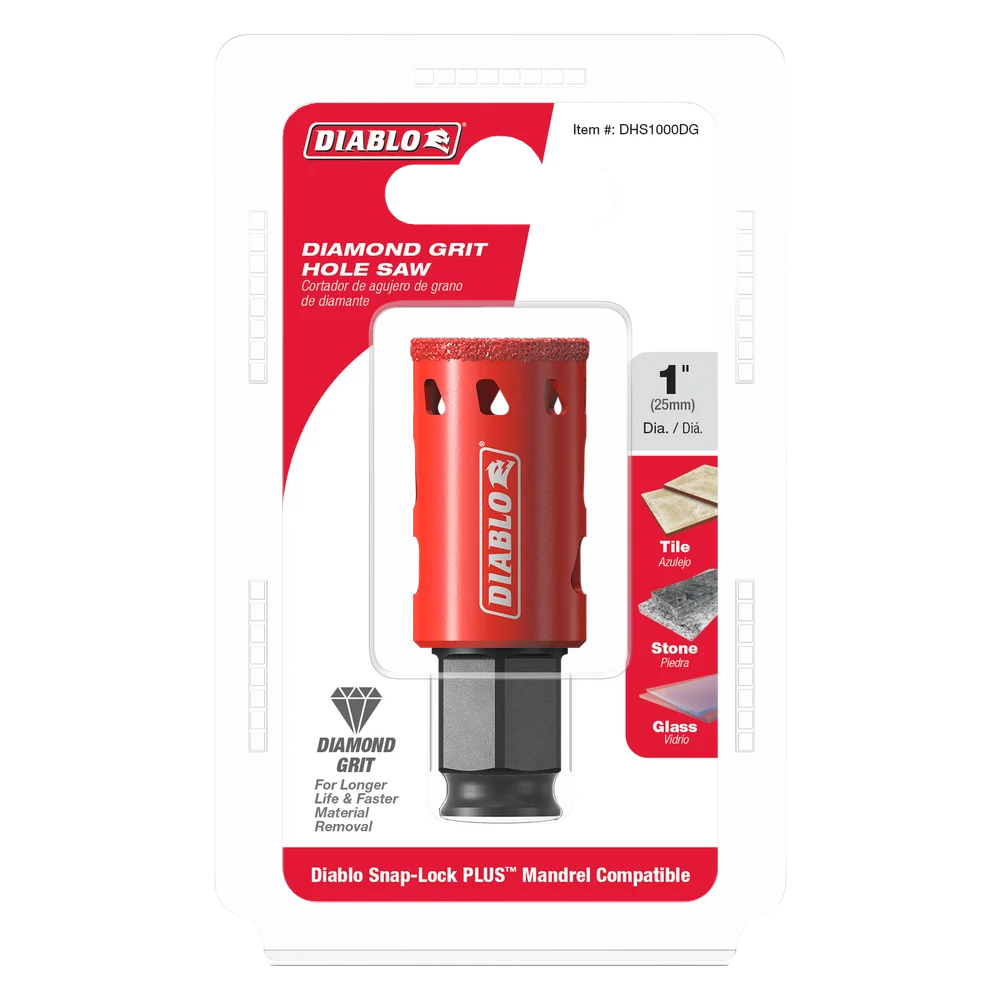 DIABLO Diamond Grit Holte Saw 1" Item # : DHS 1000 DG