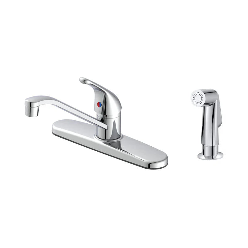 Kitchen Faucet PL Chrome Centurion Single Metal Lever Handle w/side Spray MAINLINE Modelo : CE111E-WSCP
