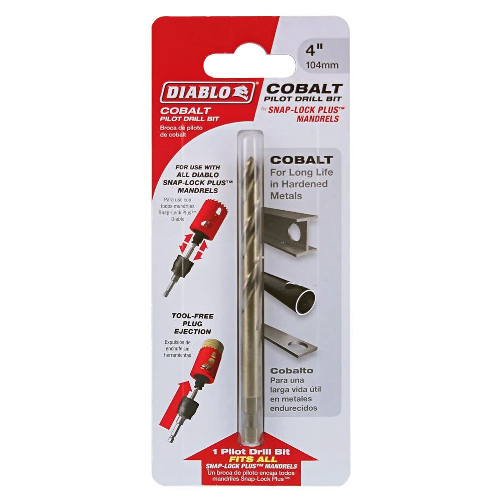 DIABLO Cobal Pilot Drill Bit 4" Item # : DHS4BITCB