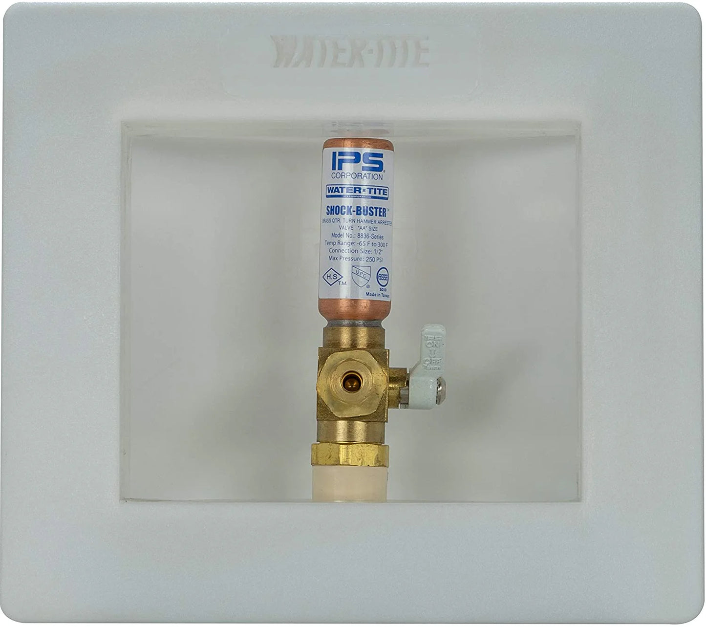 ICE MAKER BOX CPVC w/Hammer Arrester 87982