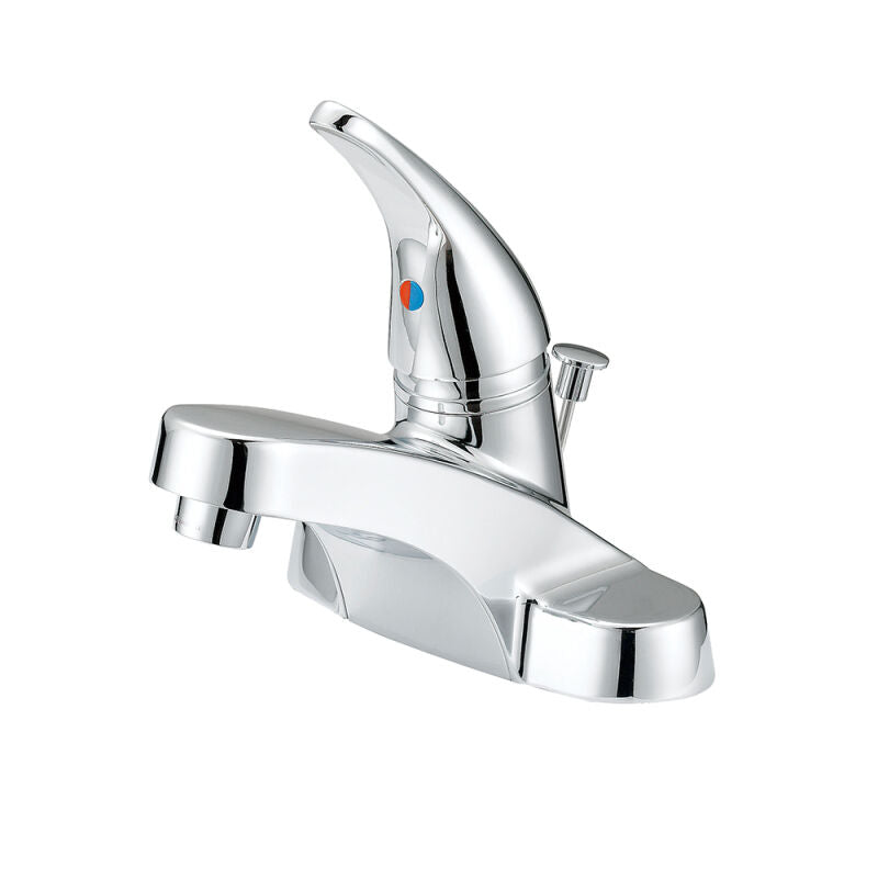 Lavatory Faucet PL Chrome Centurion w/ Single Lever Metal Handle MAINLINE 4" Modelo #: CE211E-PUCP