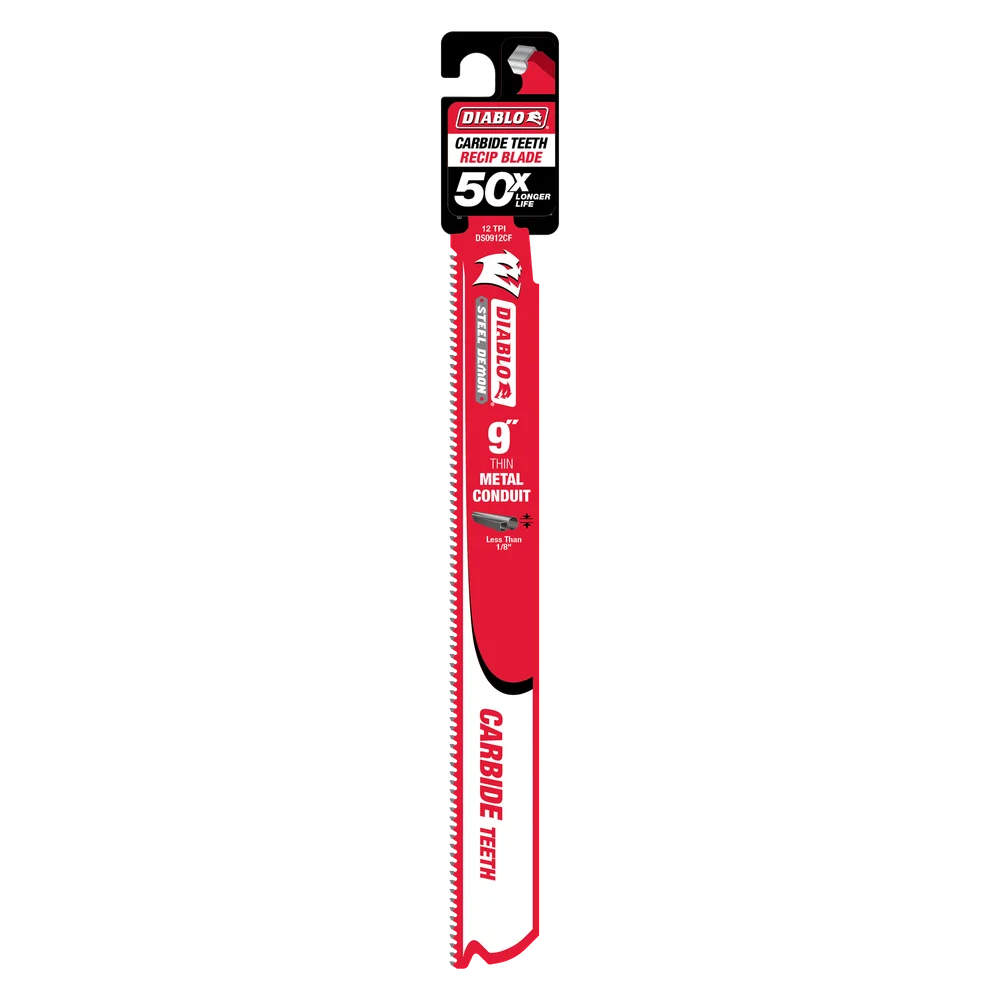 DIABLO Carbide Teeth Recip Blade 9" Item # : DS 0912CF
