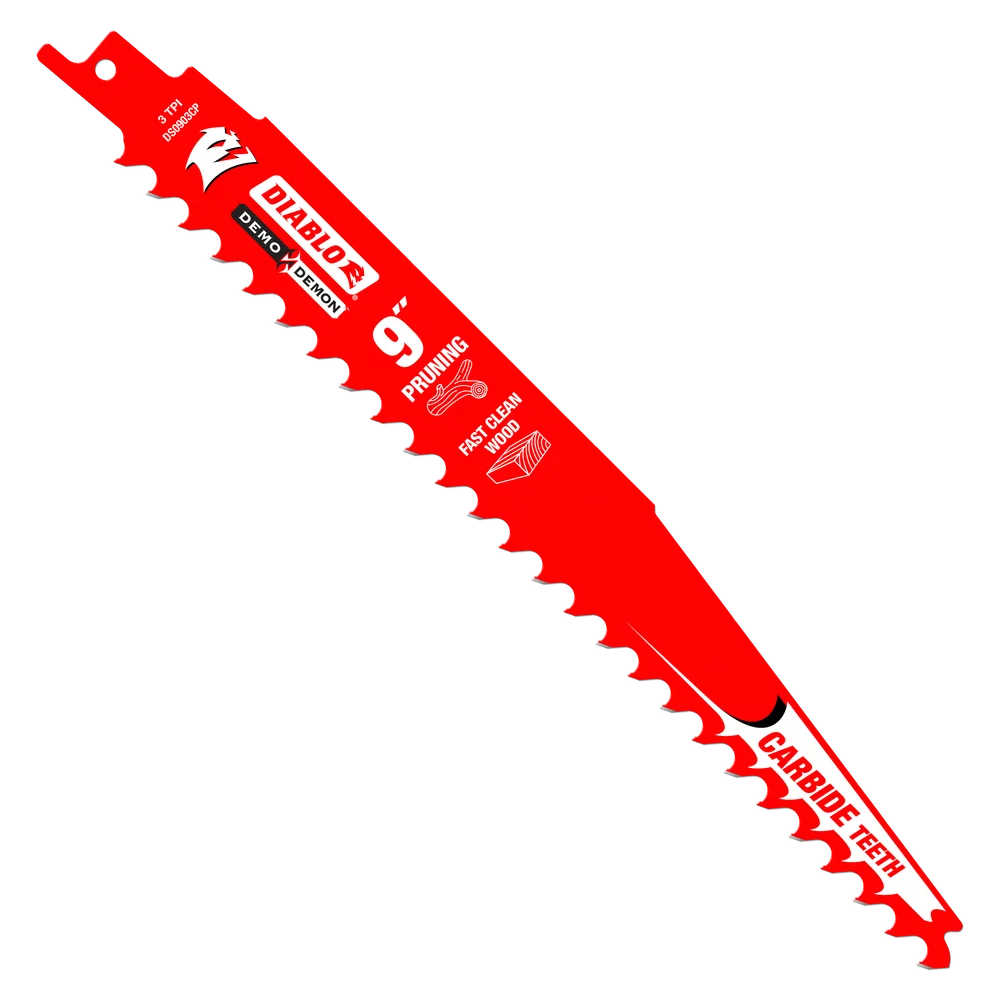 DIABLO DemonDemon Carbide Teeth 9"(3Pack) Pruning Fast Clean wood Item # : DS0903CP3