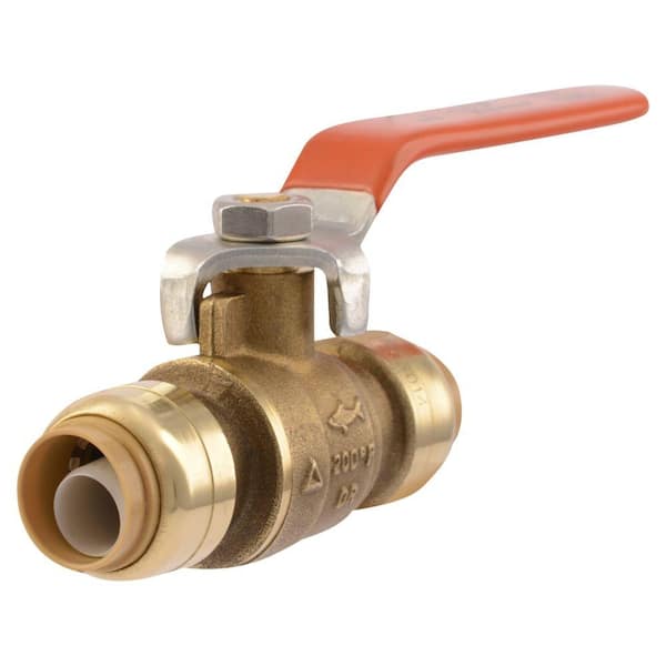 Mainline Ball Valve Brass Shark Bite 1/2