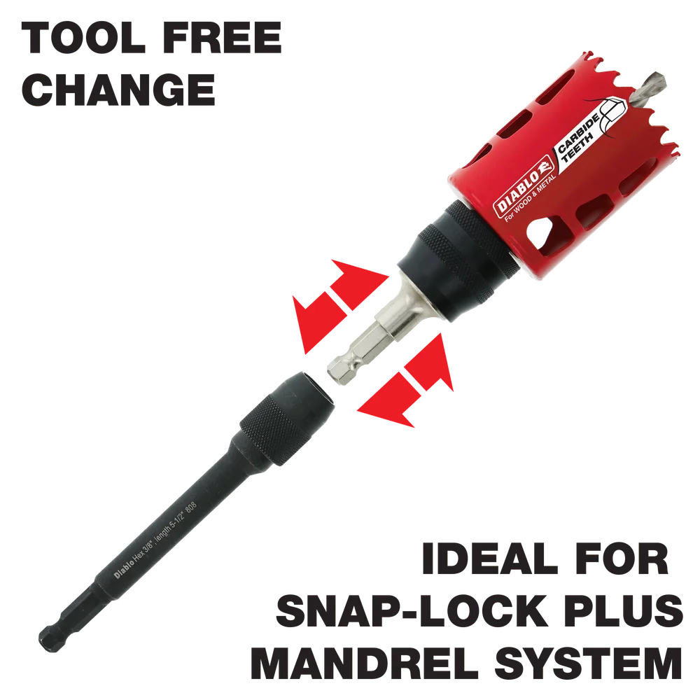 DIABLO Universal Extension 12" Item # : DHS500XT12