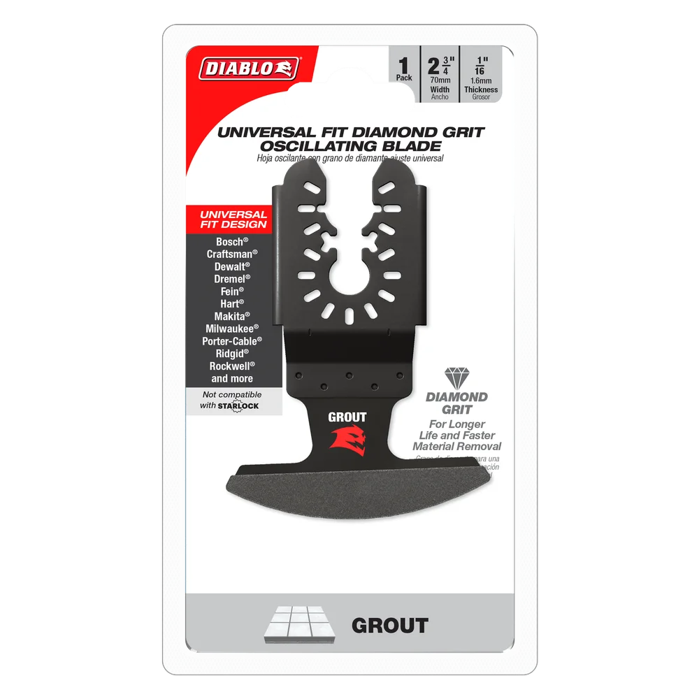 DIABLO Universal Fit Diamond Grit Oscillating Blade Item # : DOU16DGX