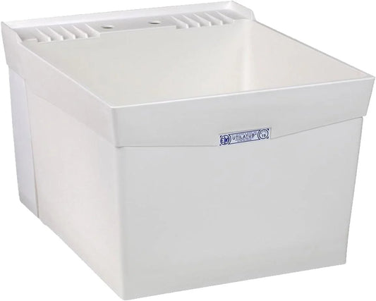 MUSTEE Wall Mount Laundry Tub 19WK