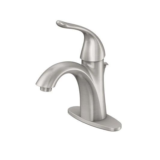 Lavatory Faucet Br Nickel Single Metal Lever Handle Br/Nickel MAINLINE  Modelo: LB231CD-PUBN