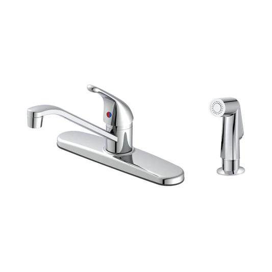 Kitchen Faucet PL Chrome Centurion Single Metal Lever Handle w/side Spray MAINLINE Modelo : CE111E-WSCP