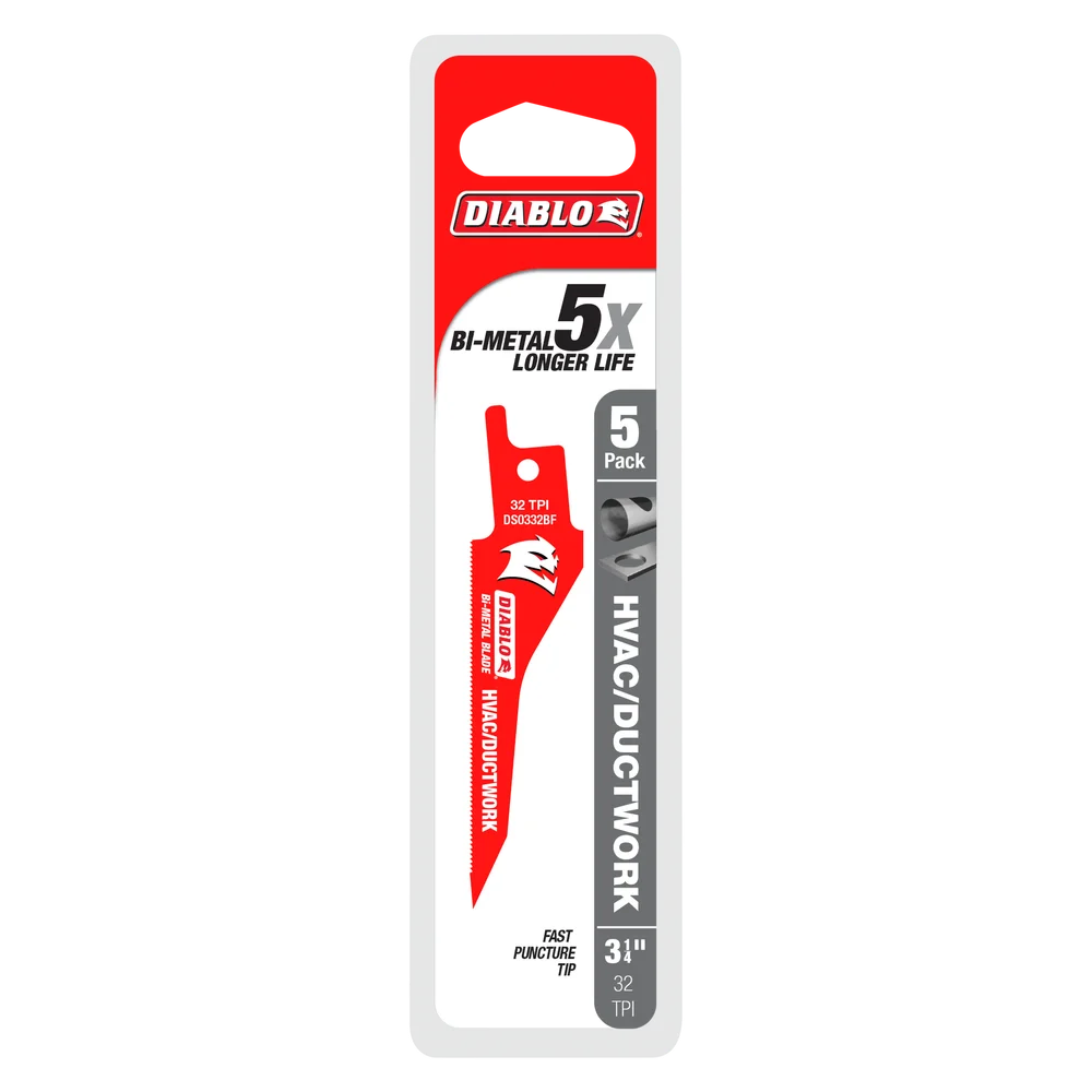 DIABLO BI-METAL HVAC/DUCTWORK (5Pack)  Item # : DS O332BF5