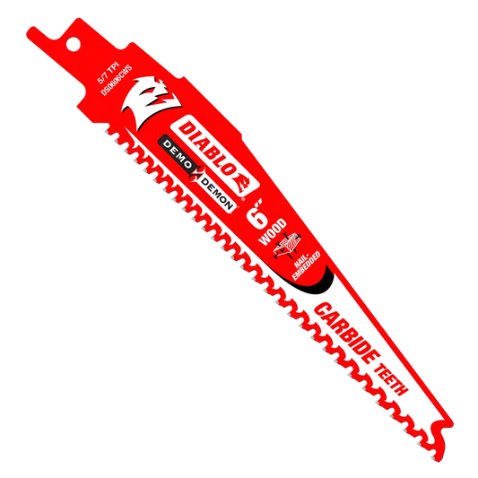 DIABLO DemoDemo Carbige Teeth 6" Nail-Embedded Wood(3 Pack)Item # : DSO6O6CWS3