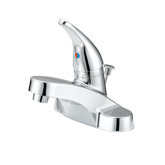 Lavatory Faucet PL Chrome Centurion w/ Single Lever Metal Handle MAINLINE 4"  Modelo #: CE211E-PUCP