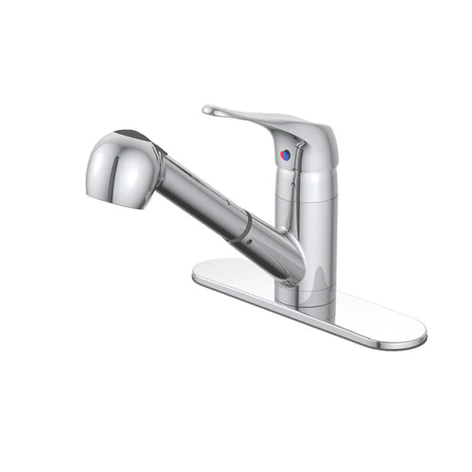 Kitchen Faucet Single Metal Lever Handle Pull-Out Spray PL Chrome Chelmsford Modelo : CH134-CP