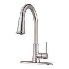 PFISTER Kitchen Faucet Single Handle Stainless Steel Pull-Down  Model: # G529-PF2S